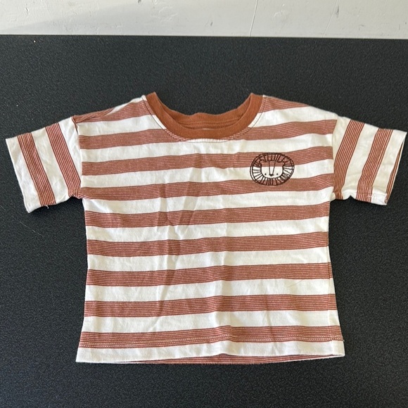 Carter's Brown and White Short Sleeve Tee - Picture 1 of 1